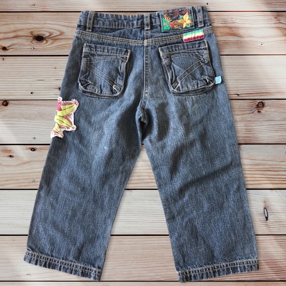 FRENDZ Denim Capri / Long Embellished Shorts - Picture 4 of 6